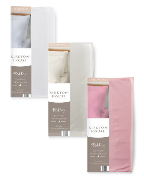 Easy Care Pillowcase Pair