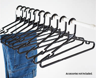 Heavy Duty Plastic Hangers 10 pack