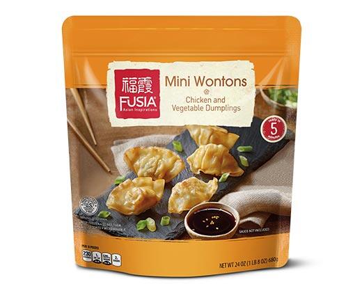 Fusia Asian Inspirations Mini Wontons Pork or Chicken