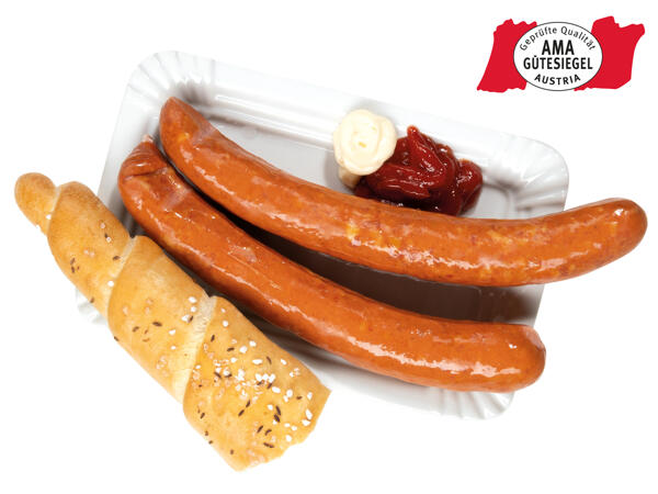 Käsekrainer 2er, 340 g + 60 g gratis