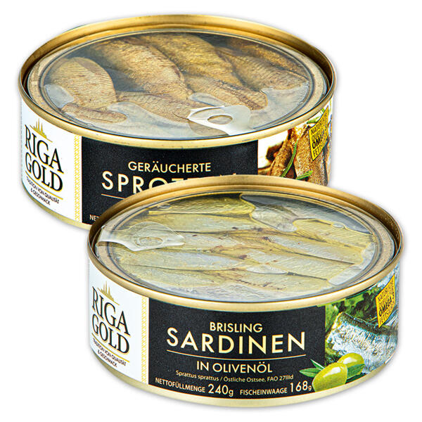 Sardinen / Geräucherte Sprotten