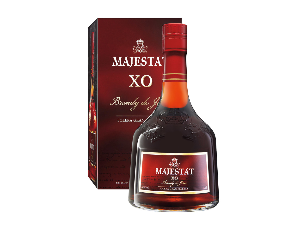 MAJESTAT XO BRANDY DE JEREZ GRAN RESERVA
