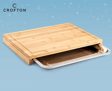 CROFTON Schneidebrett mit Auffangschale