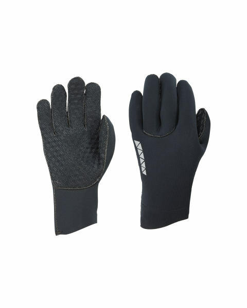 Crane Black Neoprene Cycling Gloves
