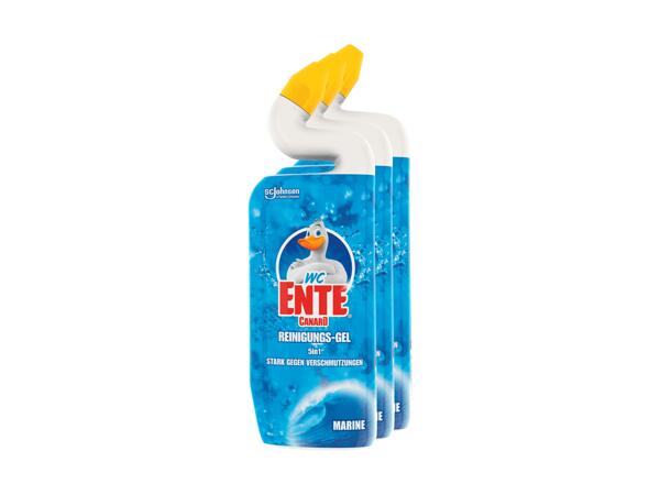 Gel de nettoyage Canard WC, pack de 3
