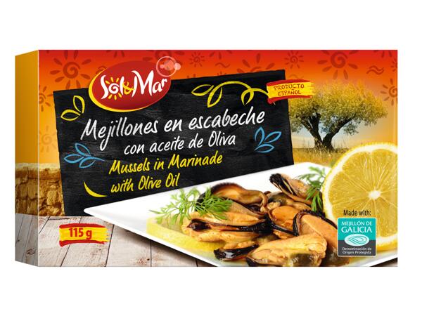 Marinated Mussels with Olive Oil