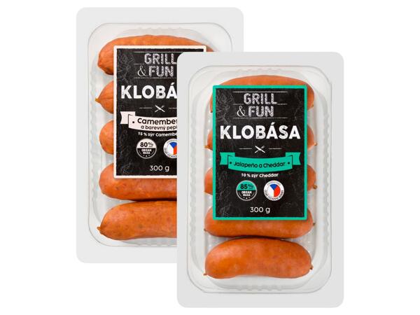 GRILOVACÍ KLOBÁSA