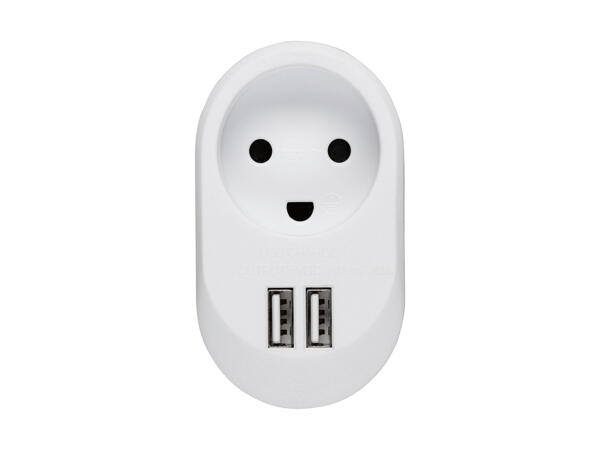 SILVERCREST(R) USB-oplader til stikkontakt