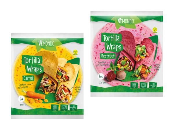 Wraps de légumes