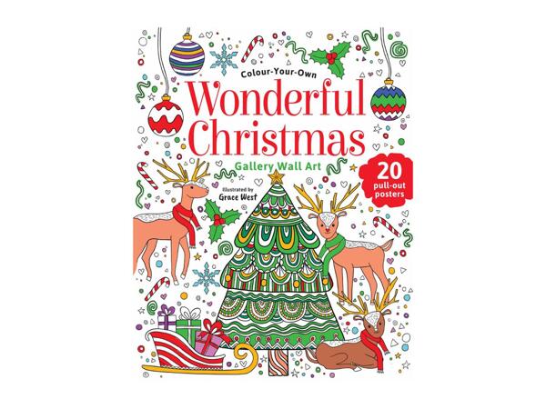 Wonderful Christmas Colour-Your-Own Poster Art