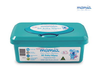 Baby Wipes In Pop Up Tub 80pk