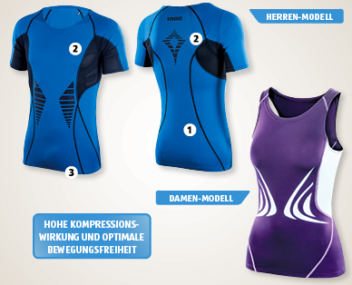 INOC Damen-/Herren-Kompressions-Shirt