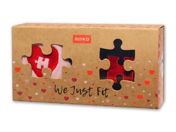Socken Geschenkbox, 2 Paar