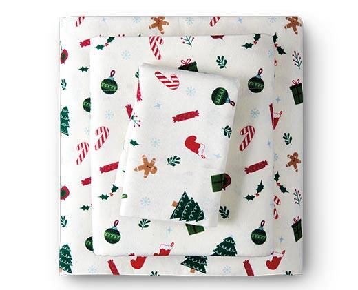 Huntington Home Twin Flannel Sheet Set