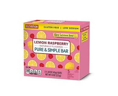 Elevation Pure & Simple Bars Lemon and Lemon Raspberry