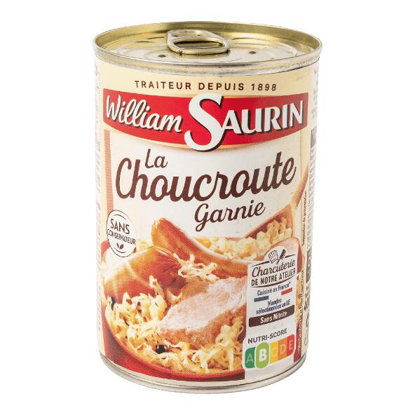 WILLIAM SAURIN(R) 				Garniertes Sauerkraut