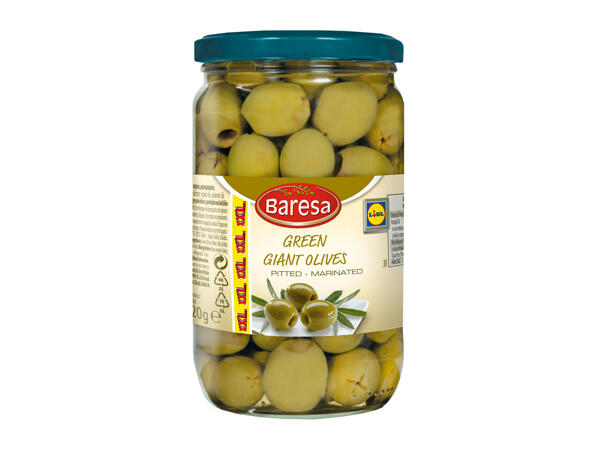 Baresa Pitted Green Giant Olives
