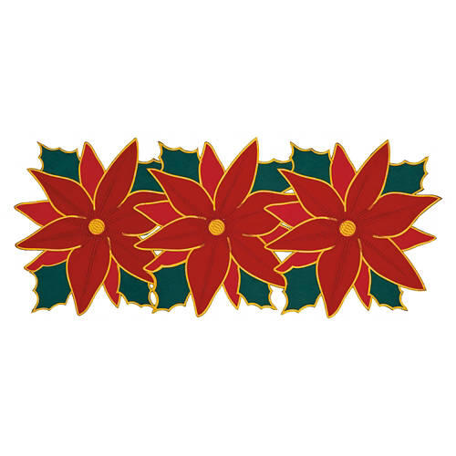 15" x 35" Holiday Table Center - Floral