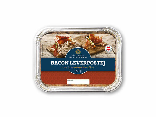PÅLÆGSSLAGTEREN Bacon­leverpostej