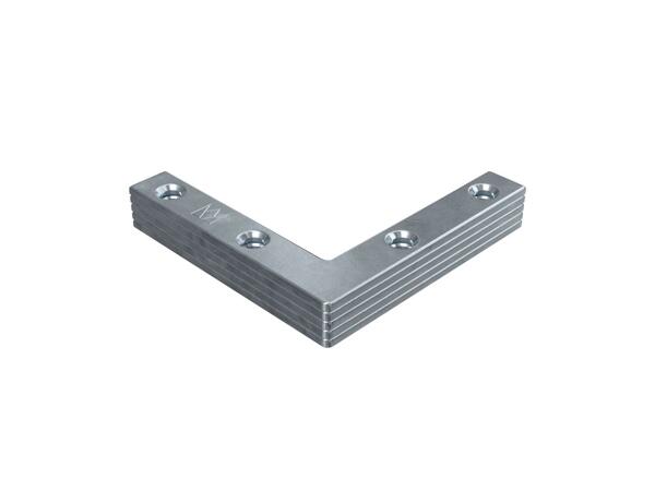 Corner braces, mending plates or flat angle brackets