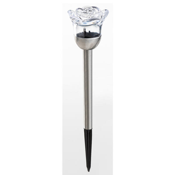 LED-Solar-Gartenstecker "Rose"