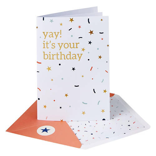5" x 7" Greeting Card - Yay!