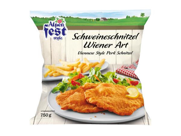 Viennese Style Pork Schnitzel