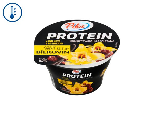 Protein jogurt s kousky tvarohu
