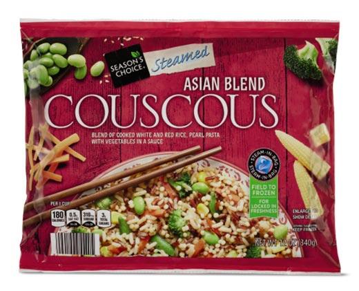 Season's Choice 
 Steamed Fiesta Quinoa or Asian Couscous Blend