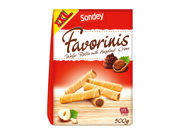 Sondey Wafer Rolls with Hazelnut Crème