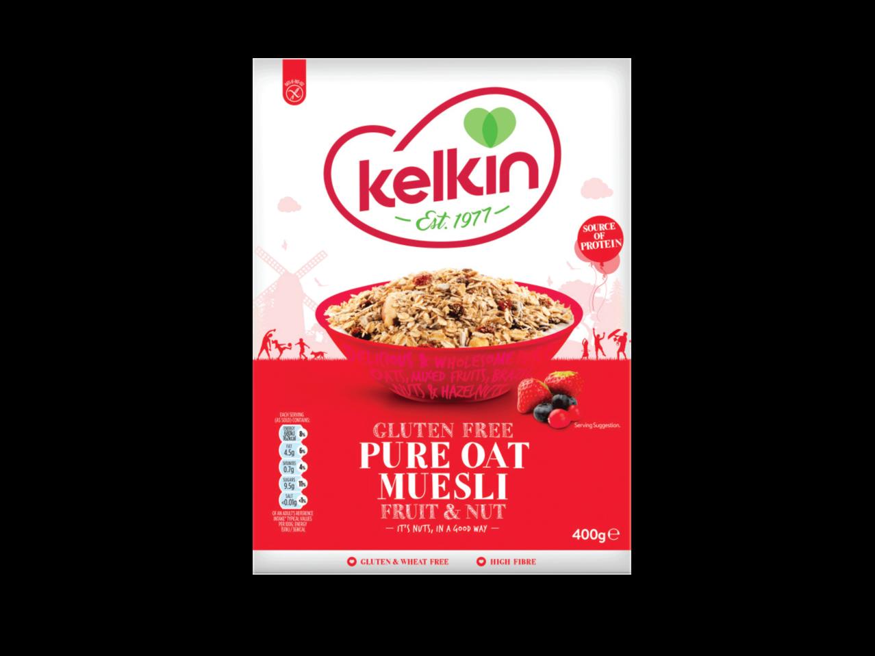 Kelkin Gluten Free Pure Oat Muesli