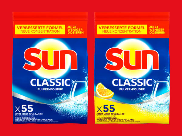 Sun Geschirrspülpulver Classic/Lemon