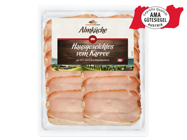 Almküche Hausgeselchtes vom Karree