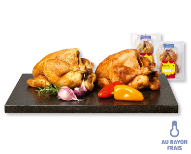 Poulet à rôtir à l'ail/au paprika