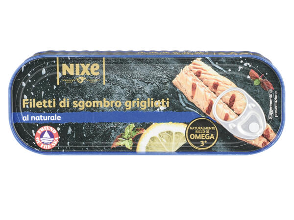 Grilled Mackerel Filets in Brine