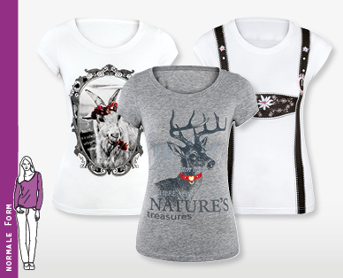 DER WILDSCHÜTZ(R) Damen-Trachten-Shirt