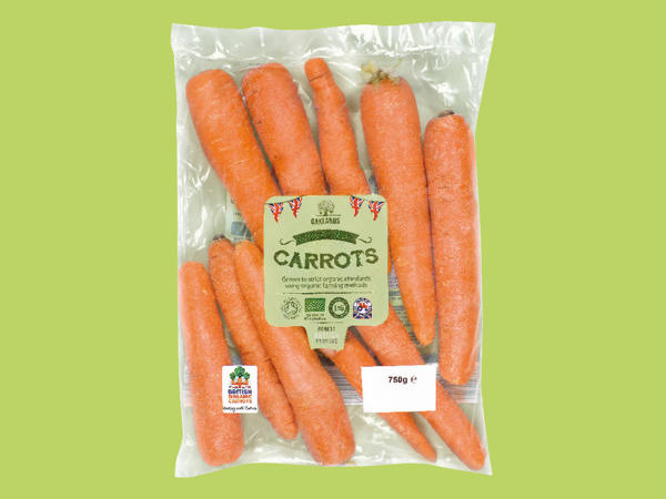 Oaklands Organic British Carrots