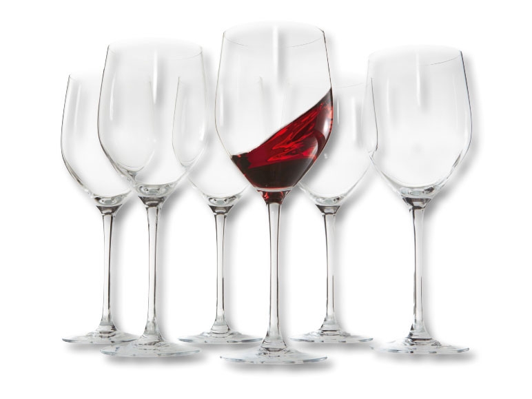 Verres à vin rouge, lot de 6