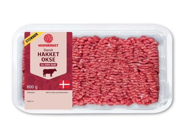 Hakket oksekød