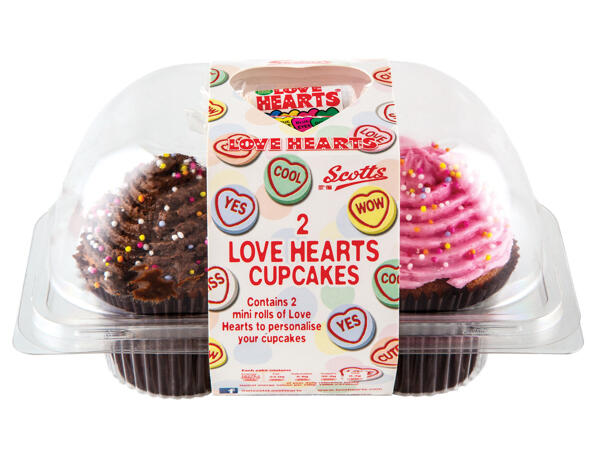Love Heart Cupcakes