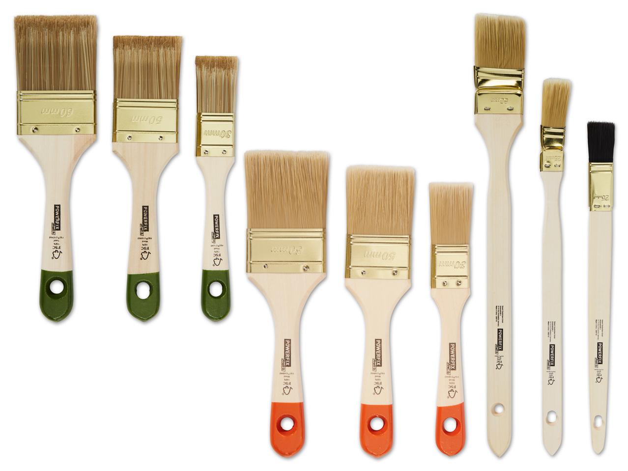 POWERFIX(R)PROFI+ Pinsel-Set, 3-teilig