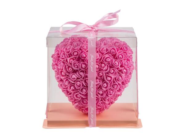 Livarno Home Artificial Rose Gift Box - Heart