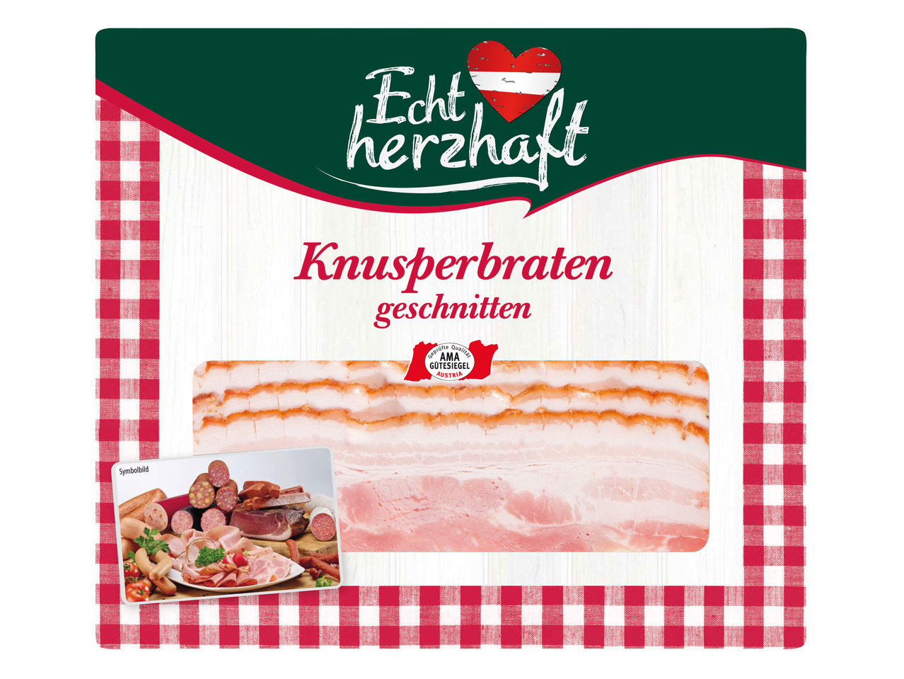 ECHT HERZHAFT Knusperbraten geschnitten