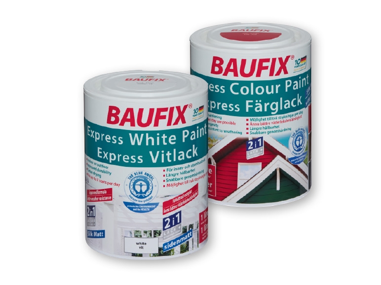 BAUFIX White/Coloured Paint 1L