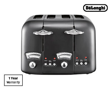 De'Longhi Argento 4-Slice Toaster