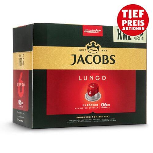 JACOBS Nespresso(R)* kompatible Café-Kapseln, Lungo Classico