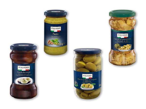 ITALIAMO Oliven, italiensk antipasto eller pistaciepesto
