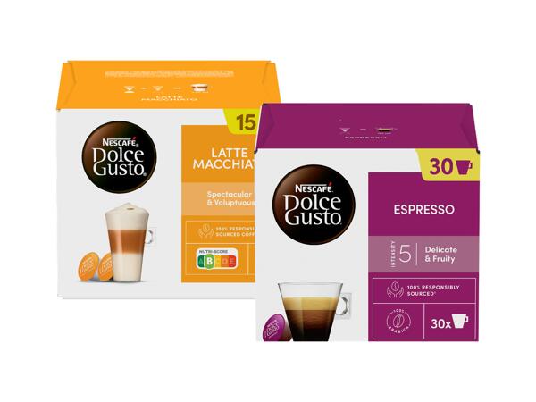 Nescafé Dolce Gusto 30 ks, různé druhy