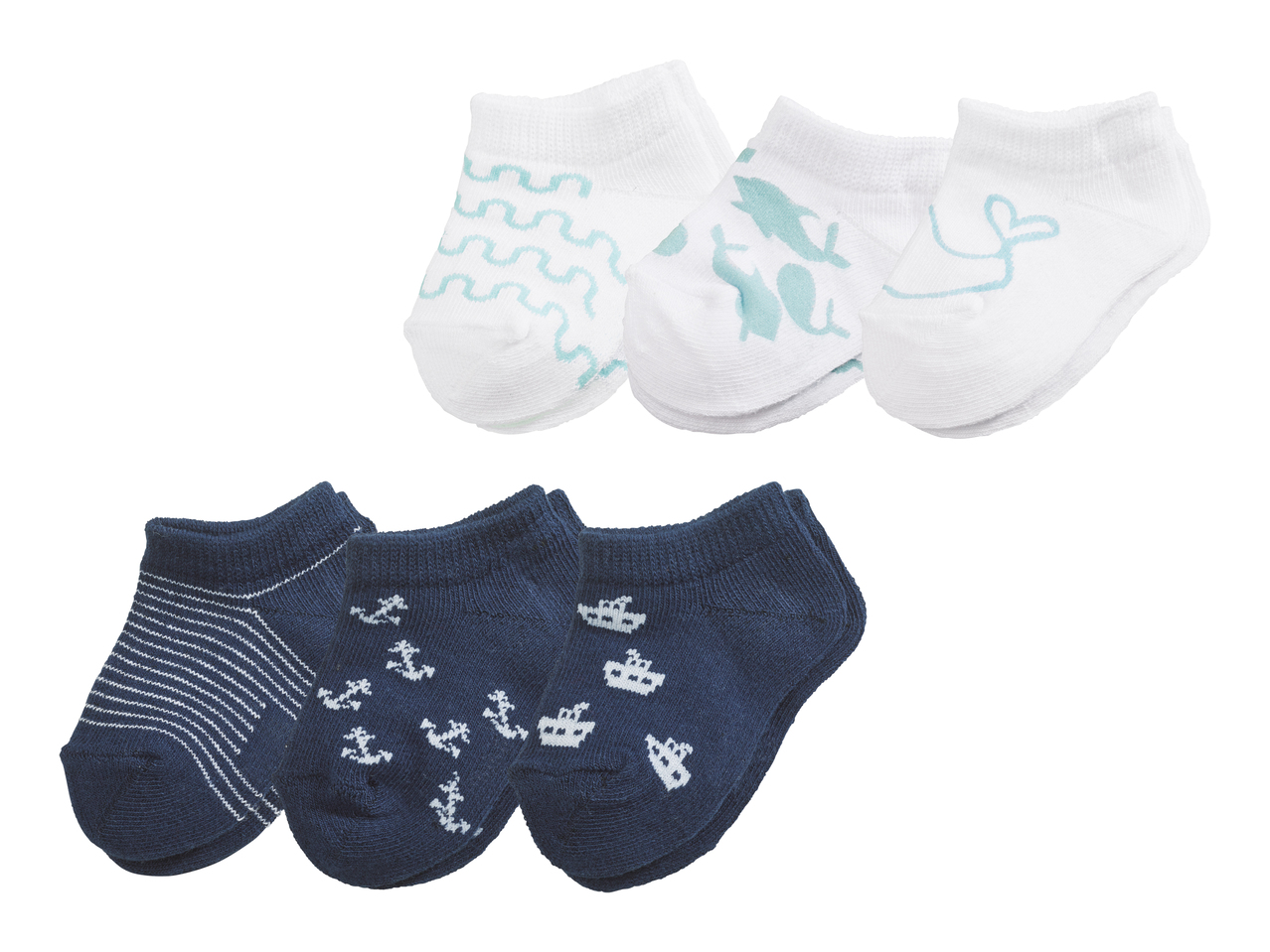 Socquettes pour bébé, 3 paires1