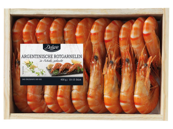 DELUXE Argentinische Rotgarnelen